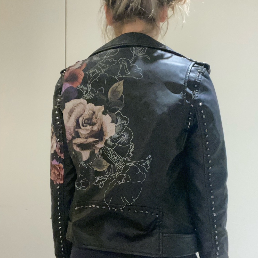 Studded Extra Small Leather ASOS Jacket